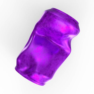 Arkaplanda teneke kutu izole