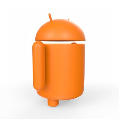 Android Robot arka planda izole edildi