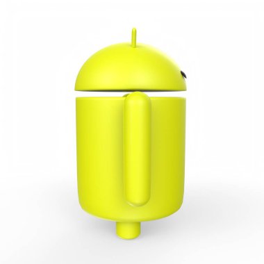 Android Robot arka planda izole edildi