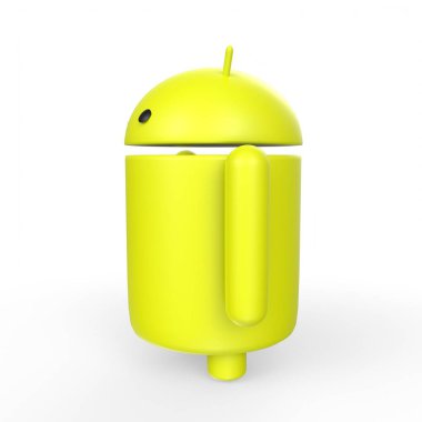 Android Robot arka planda izole edildi