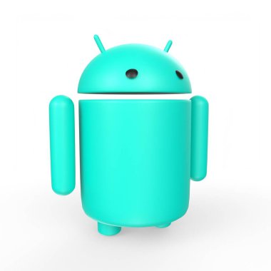 Android Robot arka planda izole edildi
