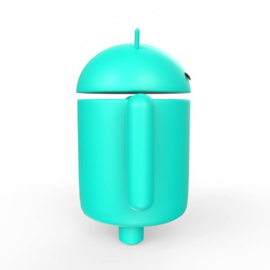 Android Robot arka planda izole edildi
