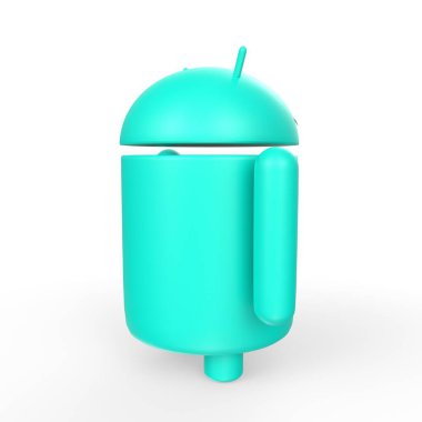 Android Robot arka planda izole edildi