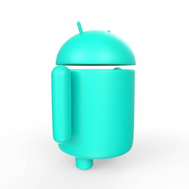 Android Robot arka planda izole edildi
