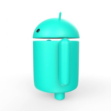Android Robot arka planda izole edildi