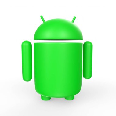 Android Robot arka planda izole edildi