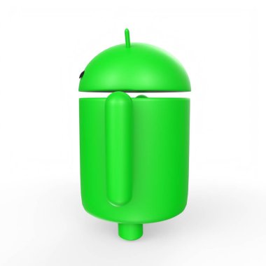 Android Robot arka planda izole edildi