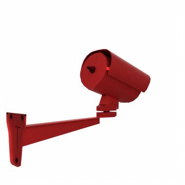 Güvenlik kamerası arka planda izole edildi