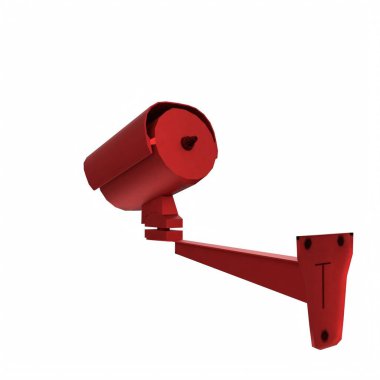 Güvenlik kamerası arka planda izole edildi