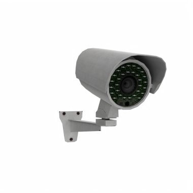 Güvenlik kamerası arka planda izole edildi