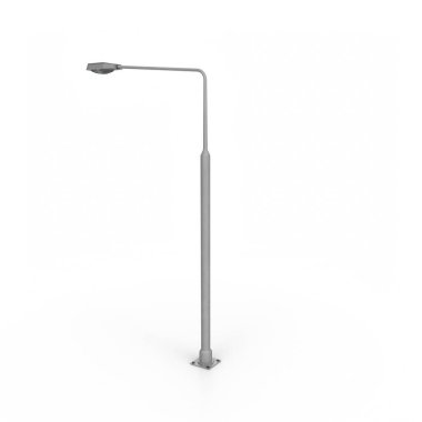 Lamba direği arka planda izole edildi