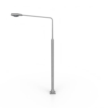 Lamba direği arka planda izole edildi