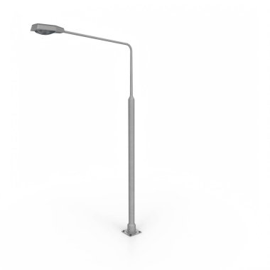 Lamba direği arka planda izole edildi