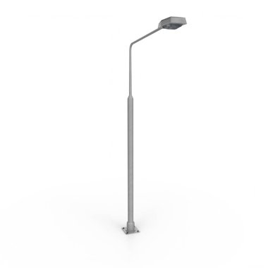 Lamba direği arka planda izole edildi