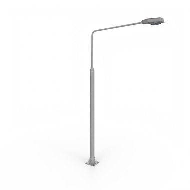 Lamba direği arka planda izole edildi