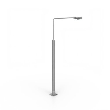 Lamba direği arka planda izole edildi