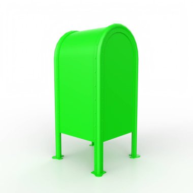 Posta kutusu arka planda izole edildi