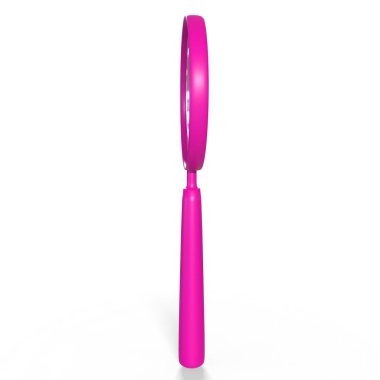 Büyüteç arka planda izole edildi