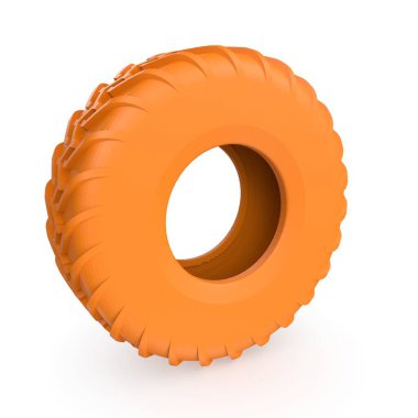car tire isolated on background