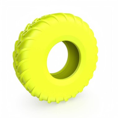 car tire isolated on background