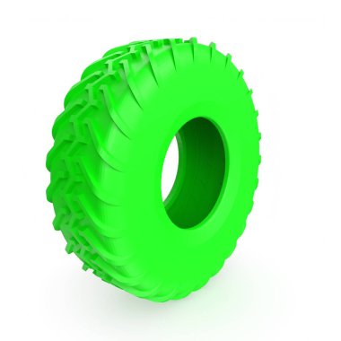 car tire isolated on background