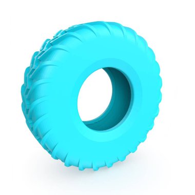 car tire isolated on background