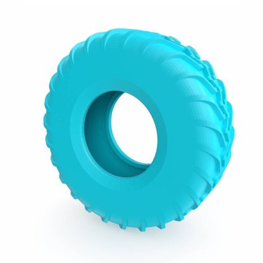 car tire isolated on background