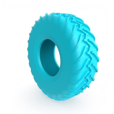 car tire isolated on background