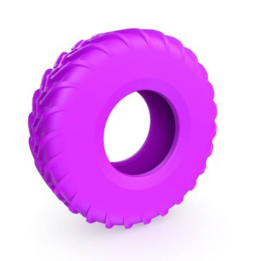car tire isolated on background