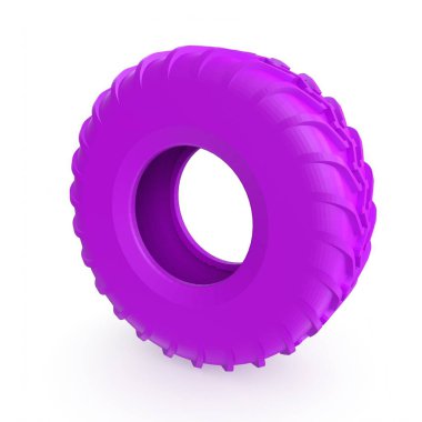 car tire isolated on background