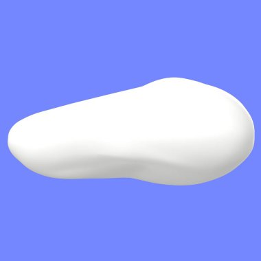 Beyaz arka plan üzerinde izole bulut