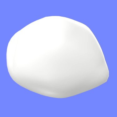 Beyaz arka plan üzerinde izole bulut