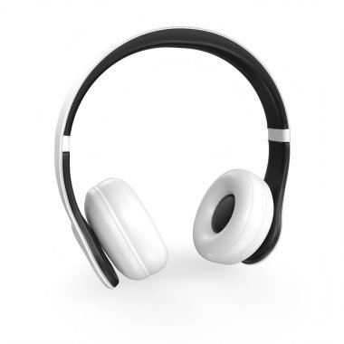 Beyaz arka plan üzerinde izole kulaklık