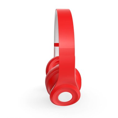 Beyaz arka plan üzerinde izole kulaklık