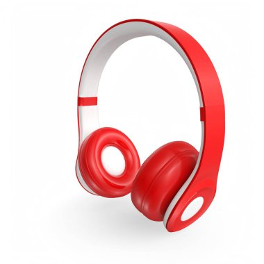 Beyaz arka plan üzerinde izole kulaklık