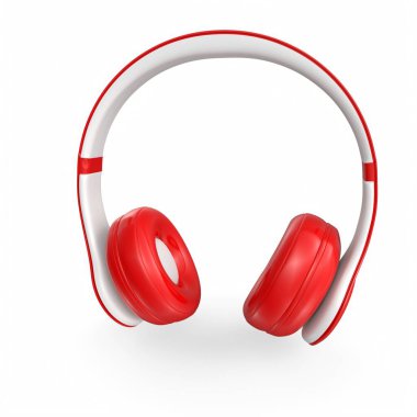 Beyaz arka plan üzerinde izole kulaklık