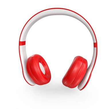 Beyaz arka plan üzerinde izole kulaklık