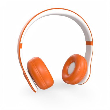 Beyaz arka plan üzerinde izole kulaklık