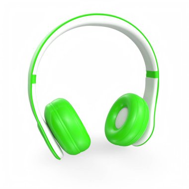 Beyaz arka plan üzerinde izole kulaklık