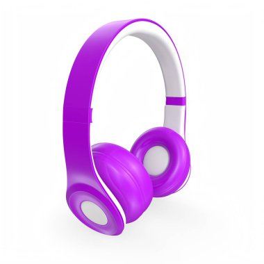 Beyaz arka plan üzerinde izole kulaklık