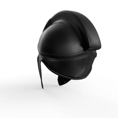 Spartan helmet isolated on white background