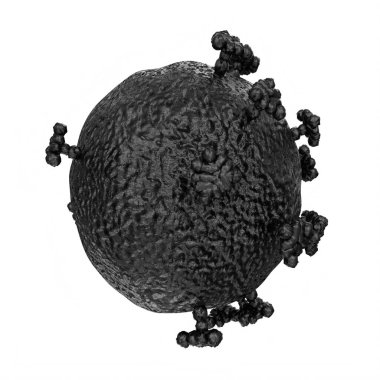 virus isolated on background