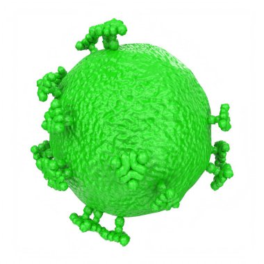 virus isolated on background