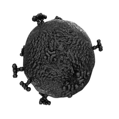 virus isolated on background