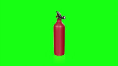 fire extinguisher isolated on background