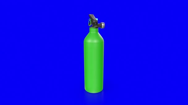 Fire Extinguisher Isolated Background — Video Stock