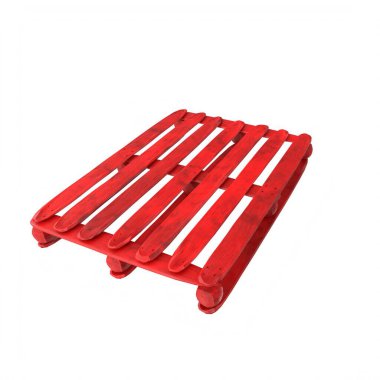 Wooden pallet isolated on background