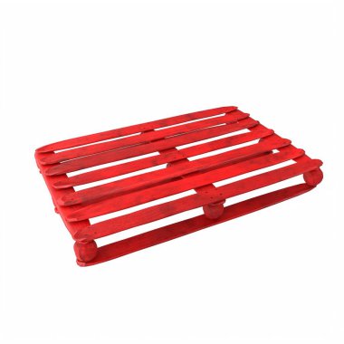 Wooden pallet isolated on background