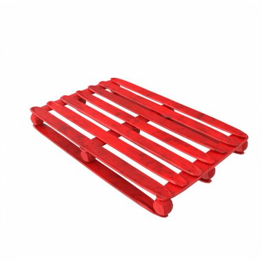 Wooden pallet isolated on background