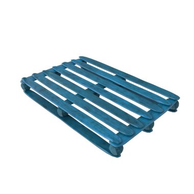 Wooden pallet isolated on background